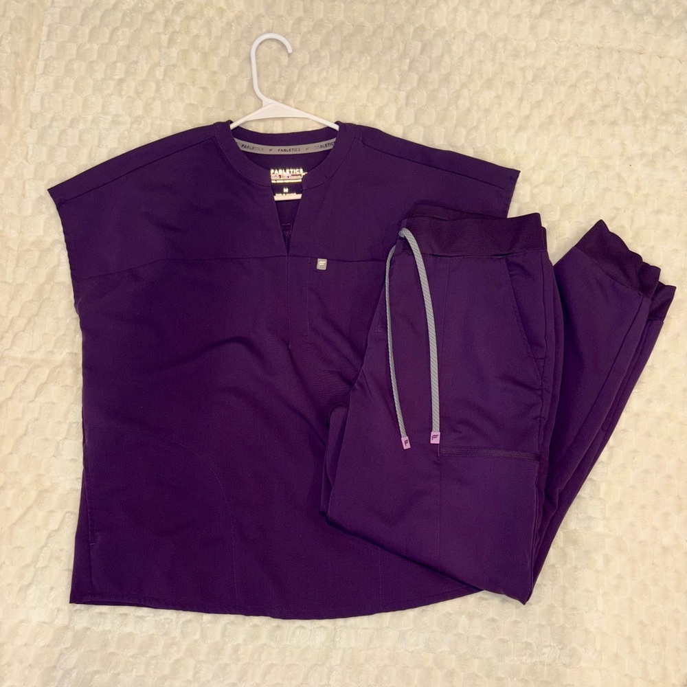 Purple Scrub Set